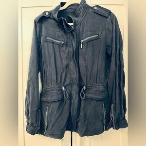 Max Jeans Navy Twill Jacket